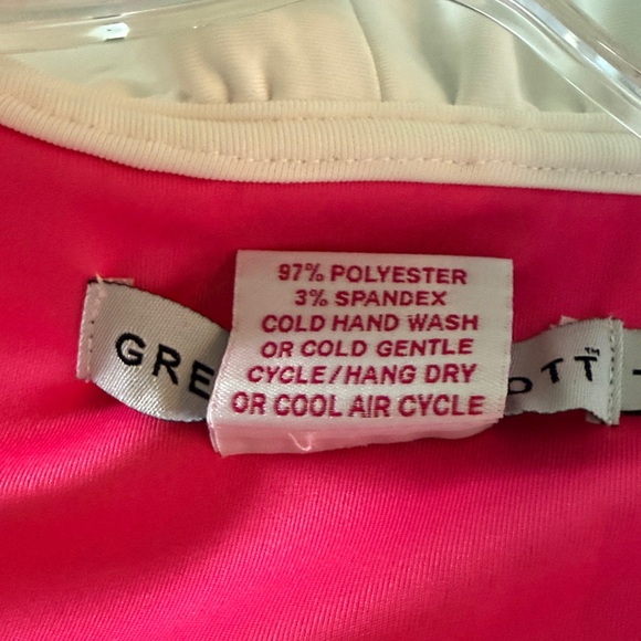 Like New Gretchen Scott sleeveless ruffle top size Large - Picture 5 of 5